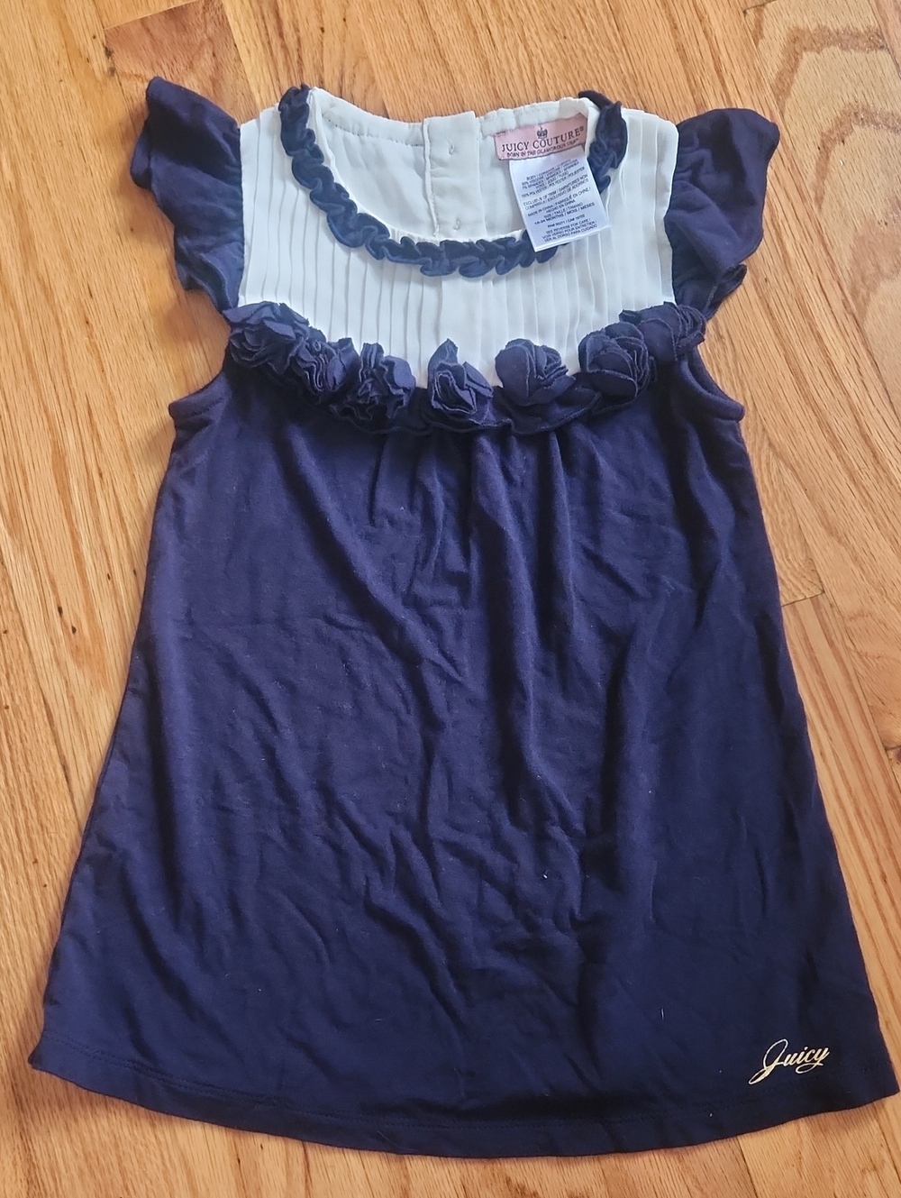 Juicy Couture Two Tone Floral Dress - 18-24M